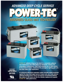12V 200Ah RPower AGM Batterie - Powertec Energy