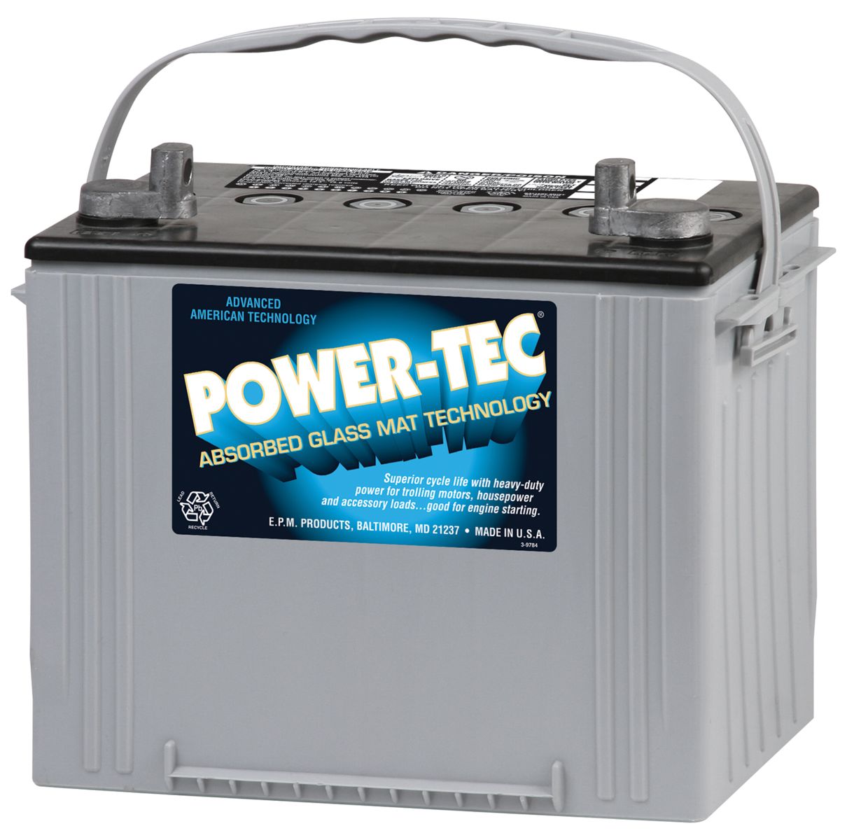 Power-Tec AGM Batteries - 12 VOLT BATTERIES - 8A24