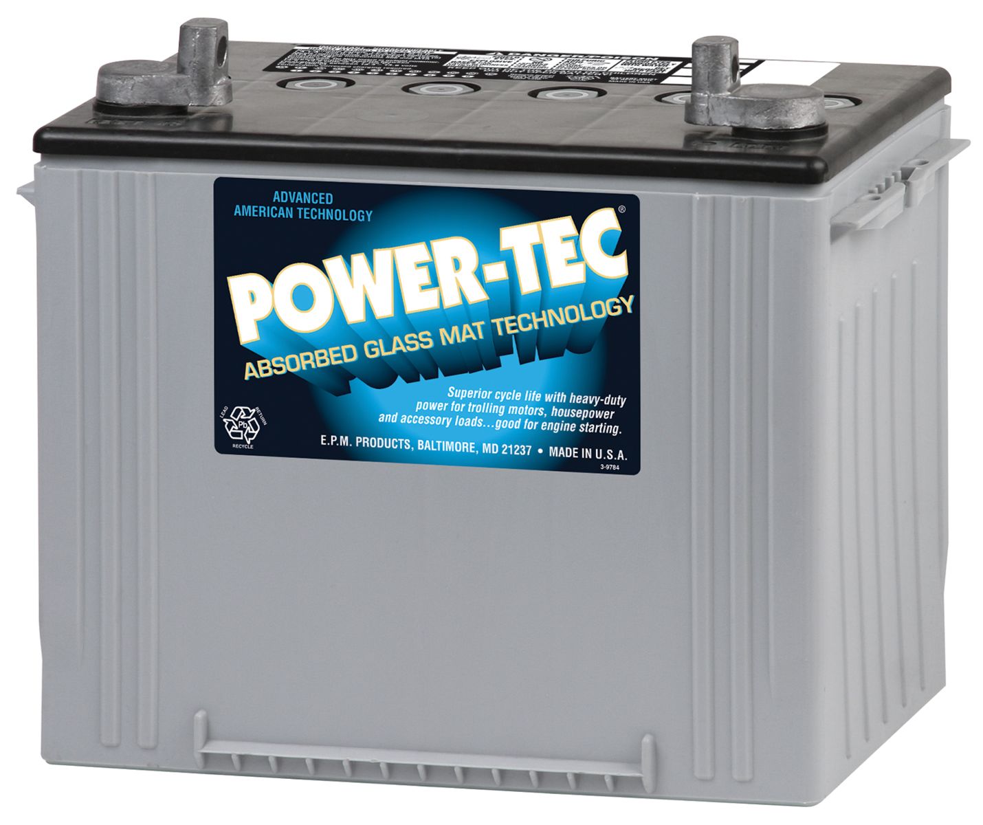 Power-Tec AGM Batteries - 12 VOLT BATTERIES - 8A24NH