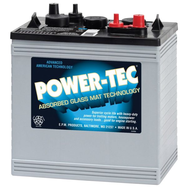 Power-Tec AGM Batteries - 6 VOLT BATTERIES - 8AGC2