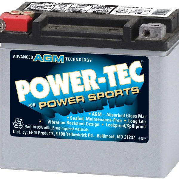 Power-Tec Power Sports Batteries - 12 VOLT BATTERIES - ETX12