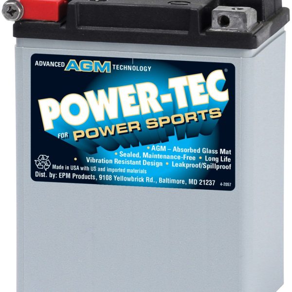 Power-Tec Power Sports Batteries - 12 VOLT BATTERIES - ETX15