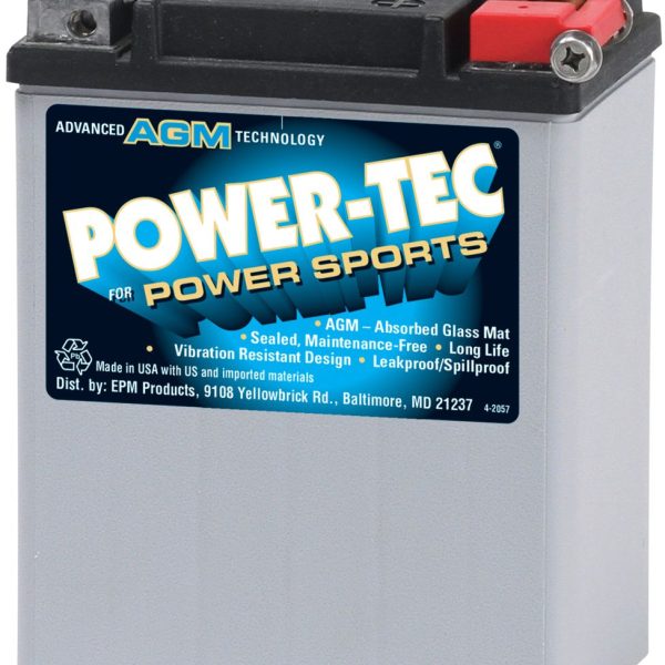 Power-Tec Power Sports Batteries - 12 VOLT BATTERIES - ETX15L